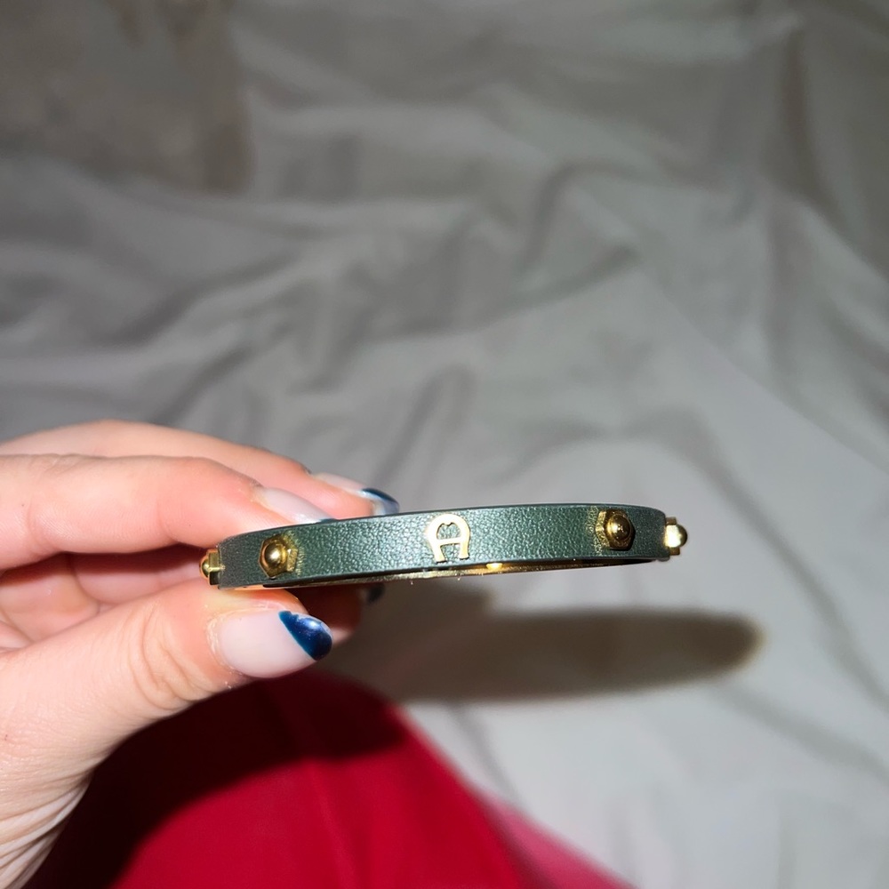 Leather Gold Bracelet Aigner